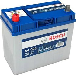 Bosch S4 (Aasia tüüp) 45Ah/330A +/-